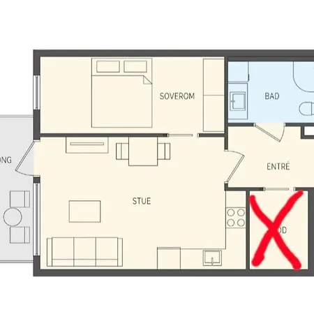 Flott Mellom Sjo Og Fjell Апартаменты Берген