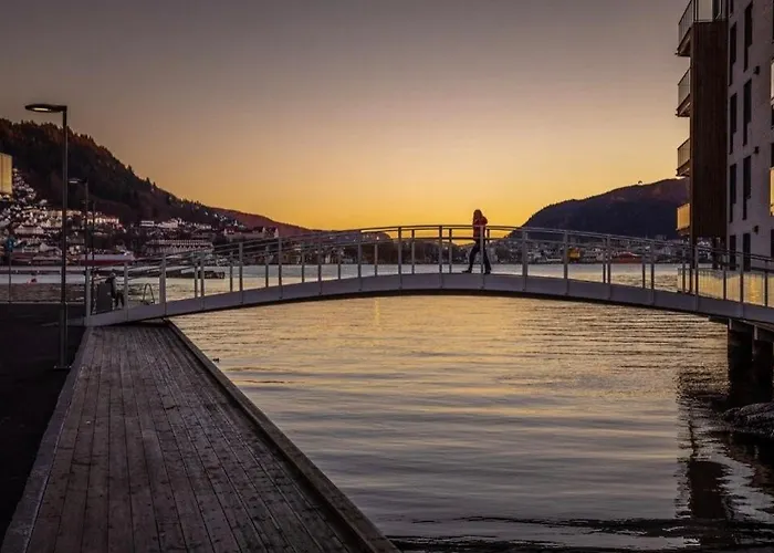 公寓 Flott Mellom Sjo Og Fjell *